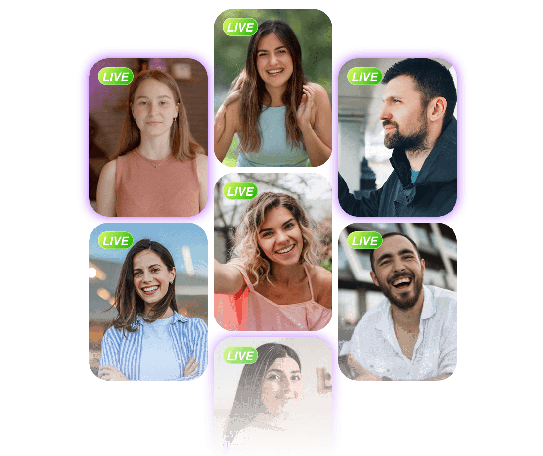 Interactive live streaming on Omegle-chat